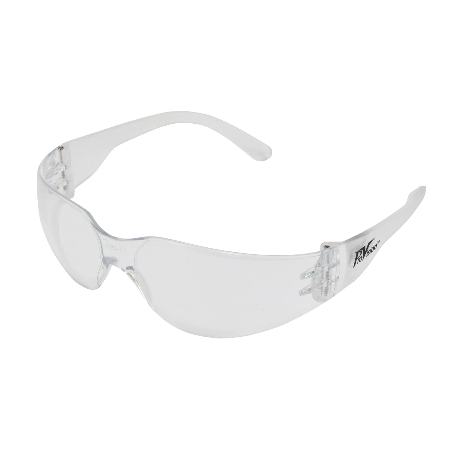 ProVision Mini Econo Wraps Safety Eyewear, Clear Frame/Clear Lens, Small, 1/Pk, 3607C thumbnail 12