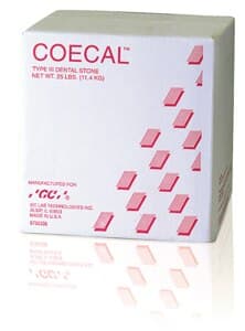 COECAL Type III Laboratory Stone, Buff, 25 lb, 1/Pk, 310125 thumbnail 4