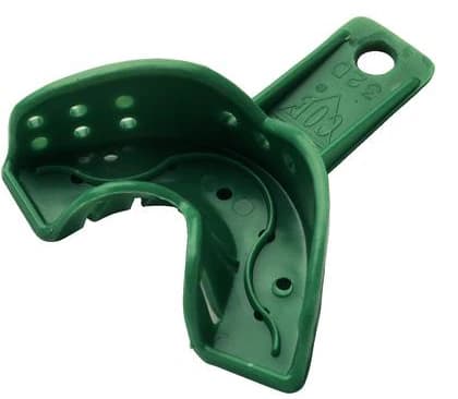 COE Spacer Disposable Impression Trays, #32D Anterior, Perforated, Green, 12/Bag, 253212 thumbnail 7