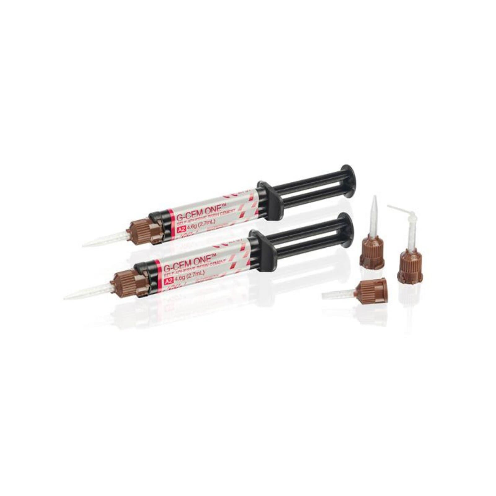 G-CEM ONE Universal Self-Adhesive Resin Cement Twin Refill, Shade A2, 4.6 g Syringes, 2/Pk, with 15 Regular & 5 Endo Automix Tips, 013673 thumbnail 8