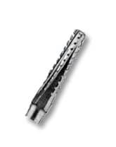 SS White FG #702 Taper Flat End Cross Cut Carbide Bur, Friction Grip, Clinic Pack of 100 - Burs Carbide 100/Pk FG 702 - Image 1