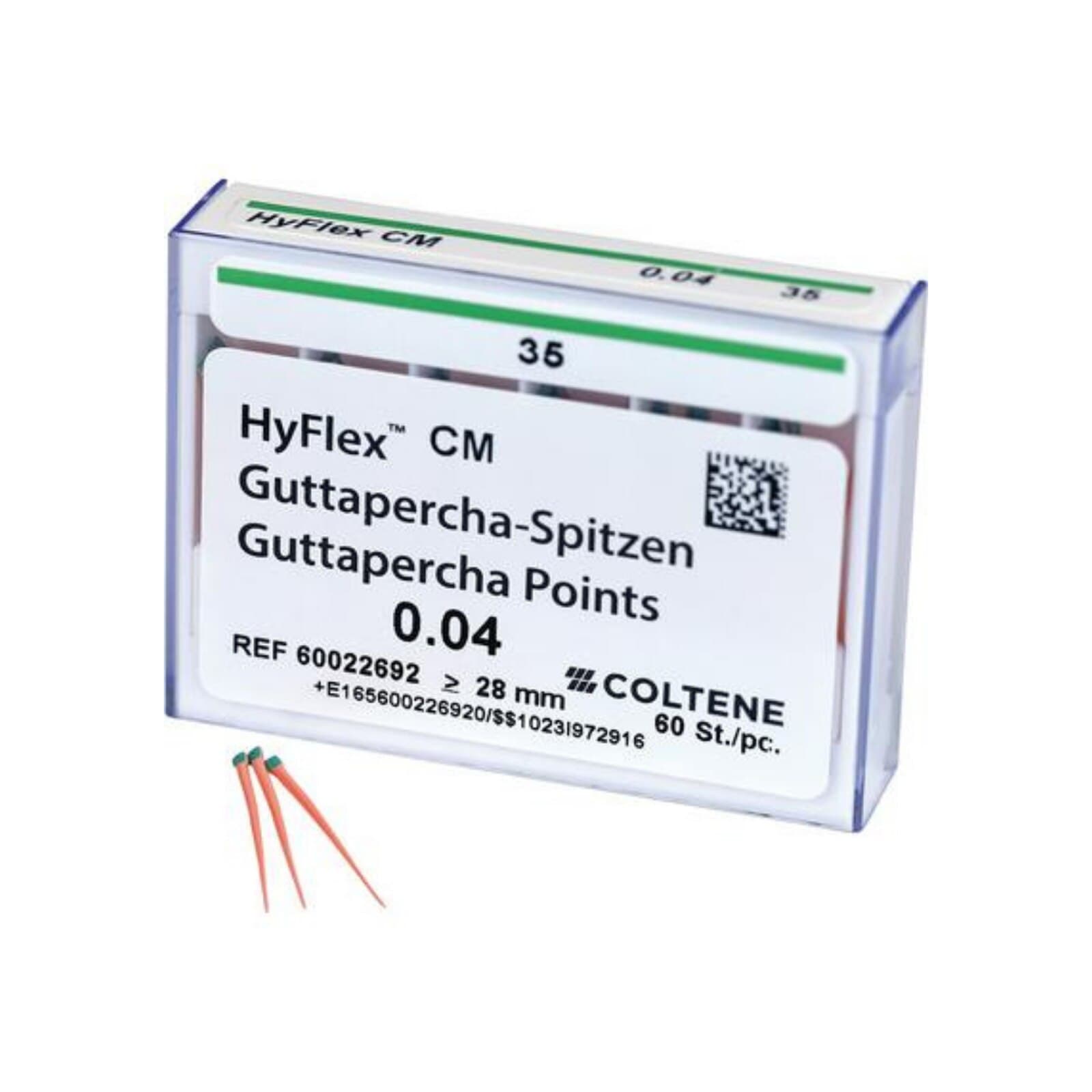 HyFlex CM Gutta Percha Points, .04 Taper, Size #35, Green, 60/Pk, 60022692 thumbnail 2