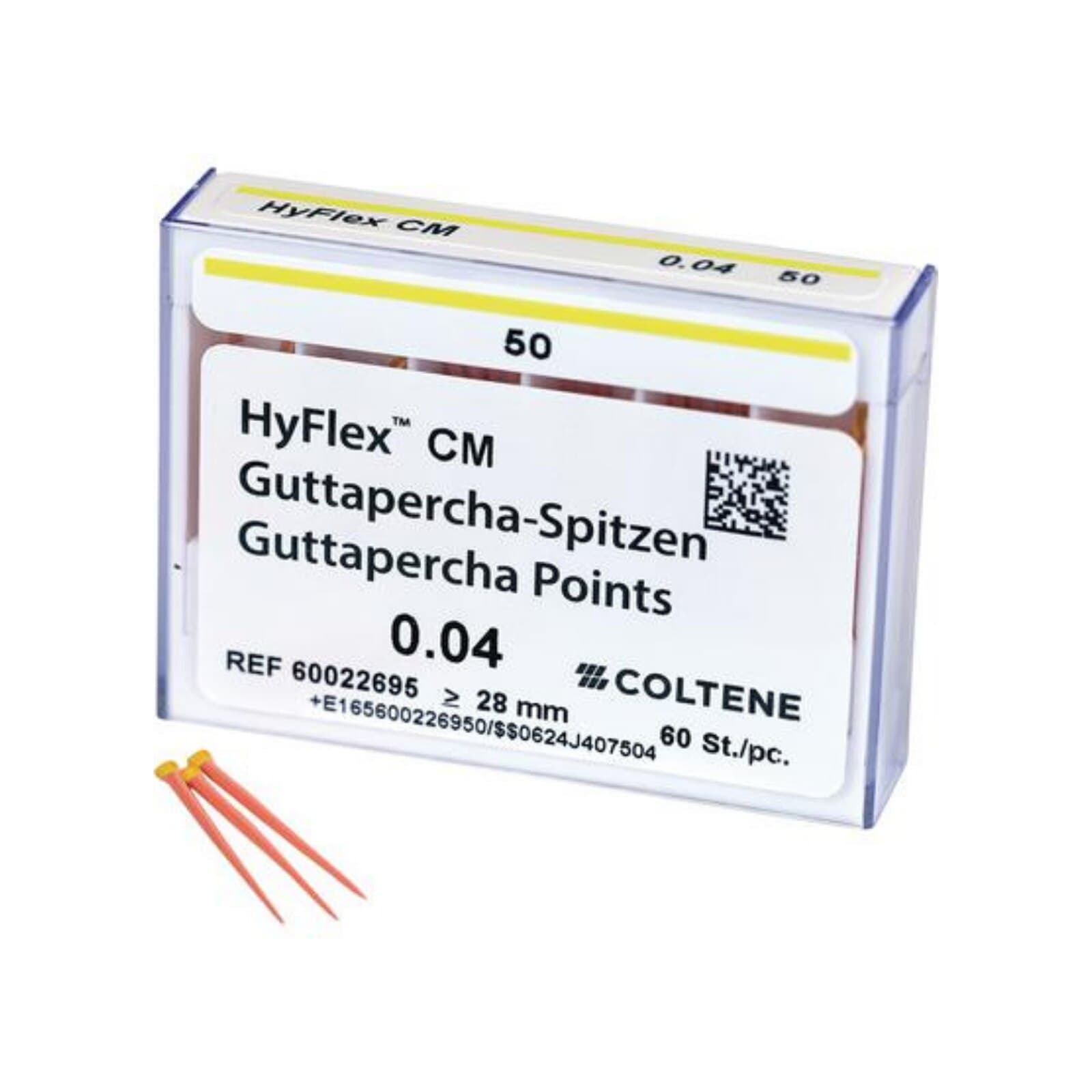 HyFlex CM Gutta Percha Points, .04 Taper, Size #60, Blue, 60/Box, 60022696 thumbnail 3