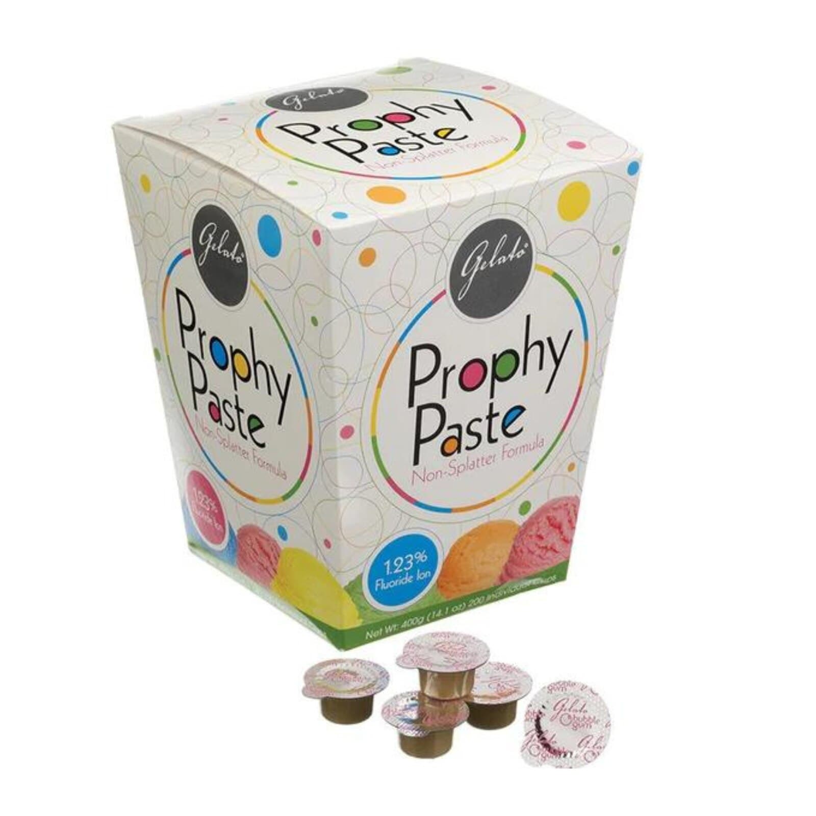 Gelato Prophy Paste with Fluoride, Medium Grit, Mint, 2 g Unit Dose Cups, 200/Box, 24-02277 thumbnail 7