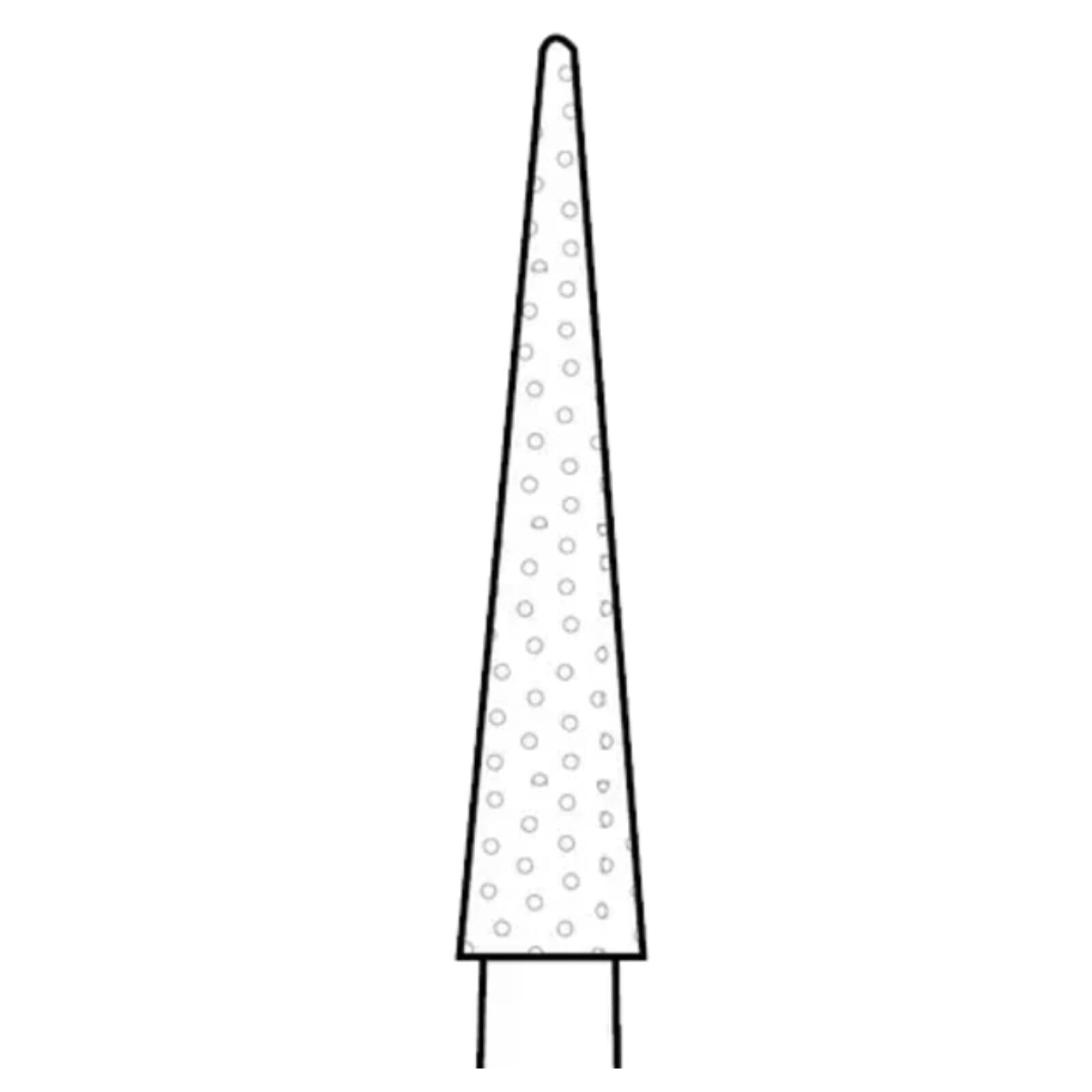 Two Striper Diamond Bur, FG, Cone, #209.10, Fine, Red, 2.3 mm Major/0.5 mm Minor Diameter, 10 mm Length, 5/Pk, 2015047 thumbnail 3