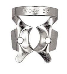 Ivory Rubber Dam Clamp #56, Winged, Stainless Steel, Large Molars, 50057374 thumbnail 3