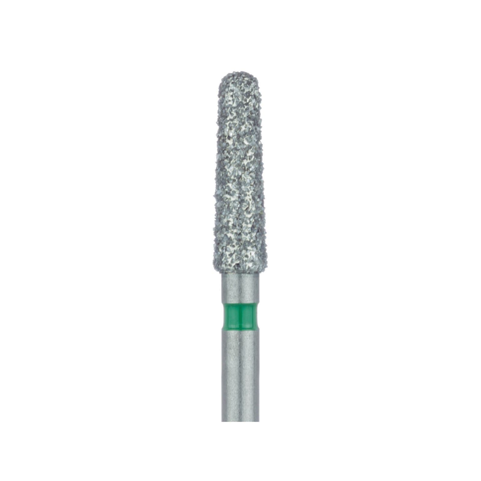 Meisinger 850G-025 FG Coarse Diamond Bur, Round End Taper (Chamfer), 2.5 mm Head, Green, 5/Pk thumbnail 4