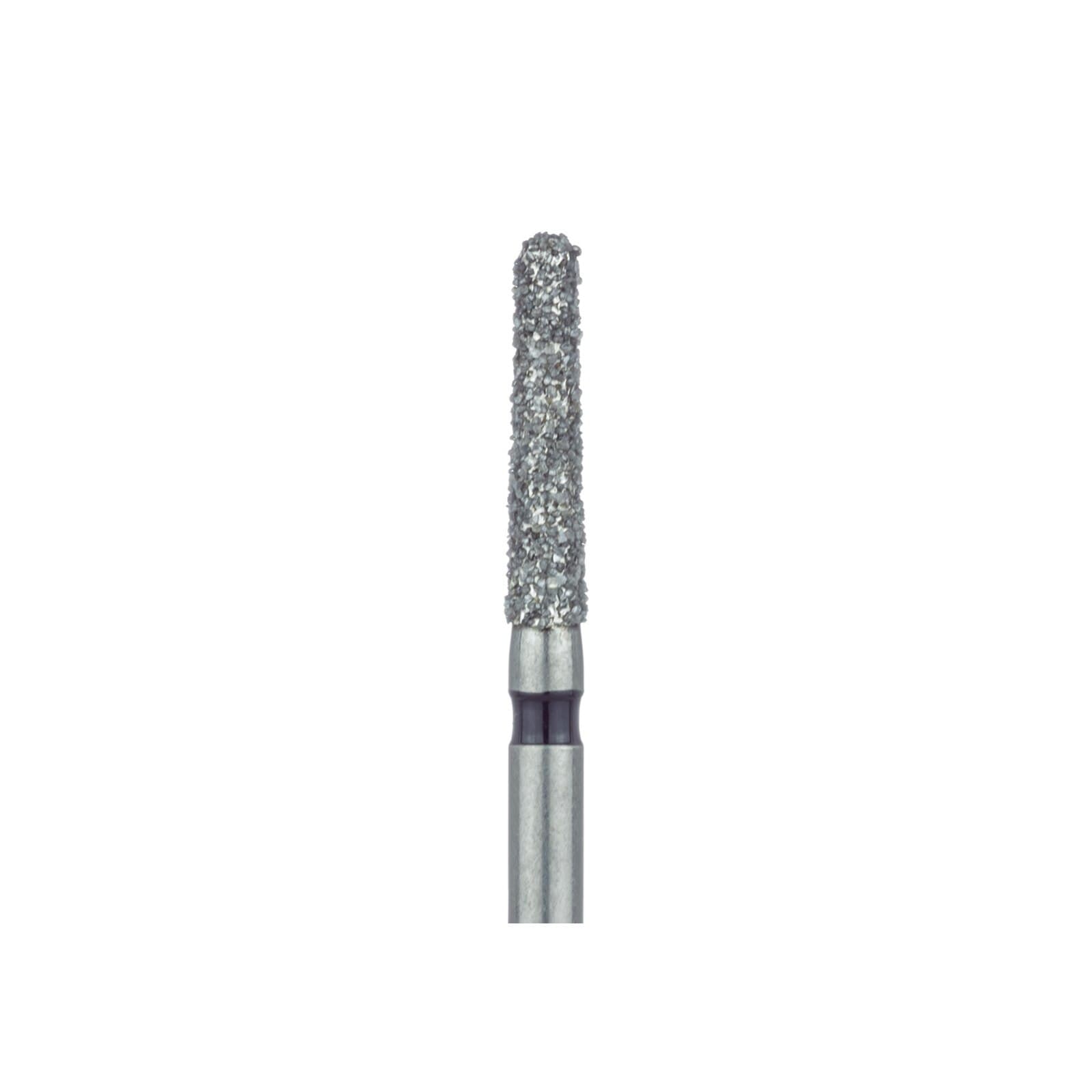Meisinger Multi-Use Diamond Bur, Friction Grip, Tapered Round End, 850H, 1.8 mm, Super Coarse, Black, 5/Pk, 850H-018-FG thumbnail 4