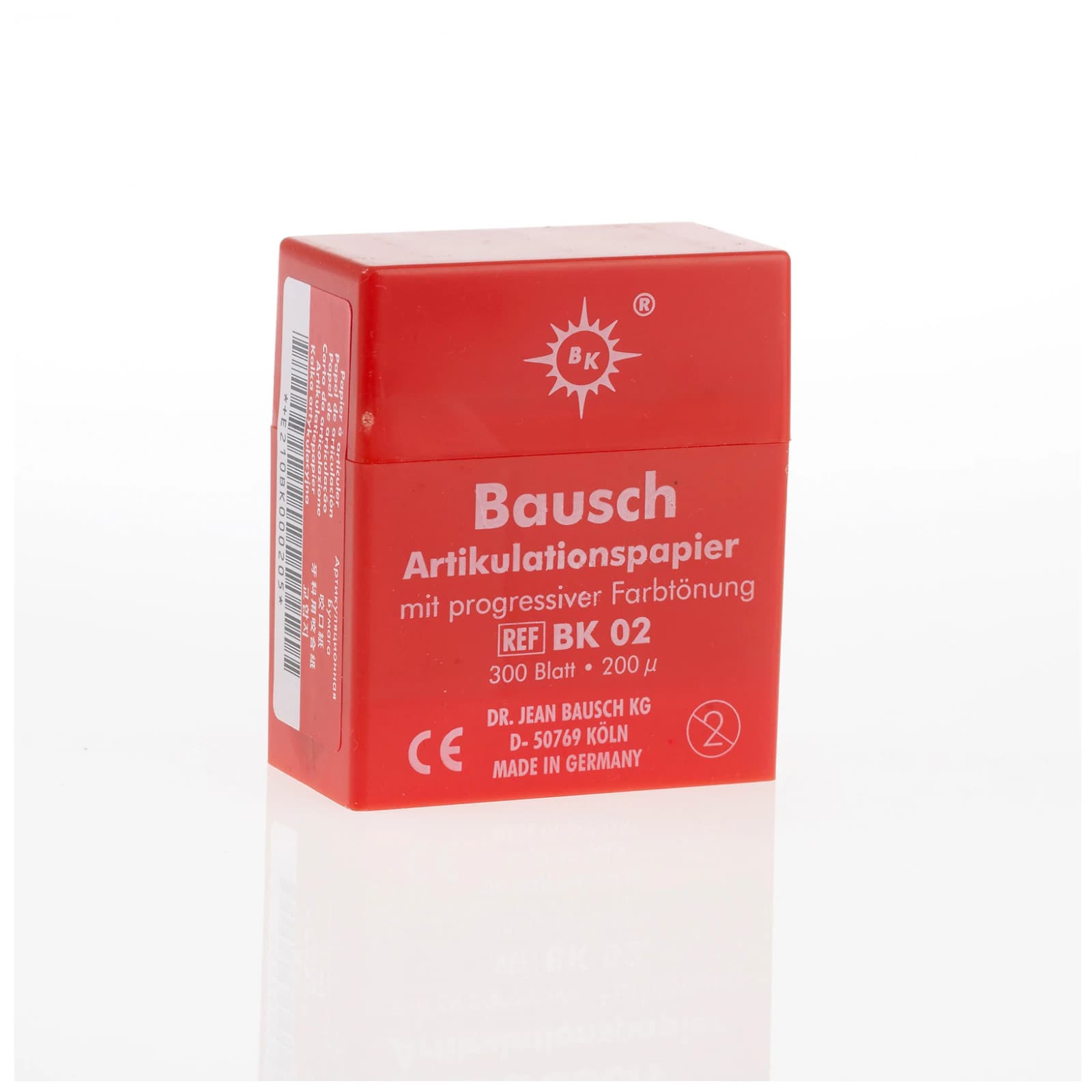 Bausch Arti-Check Micro-Thin Articulating Paper, 200 Microns, Red, 300 Strips, BK-02 thumbnail 3