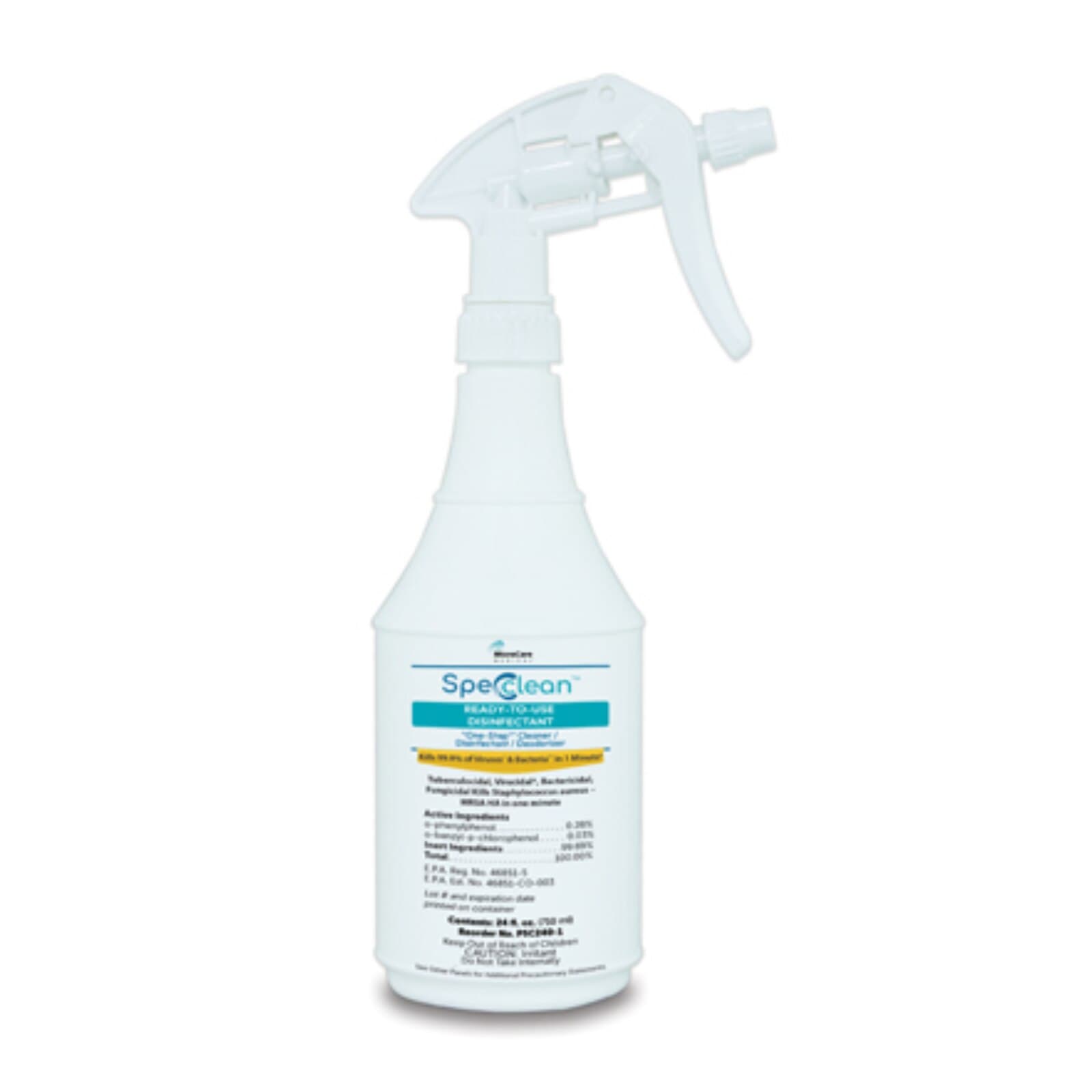 Spec Clean (formerly ProSpray) Ready-to-Use Surface Disinfectant & Cleaner, 24 oz Trigger Spray Bottle, PSC240 thumbnail 2