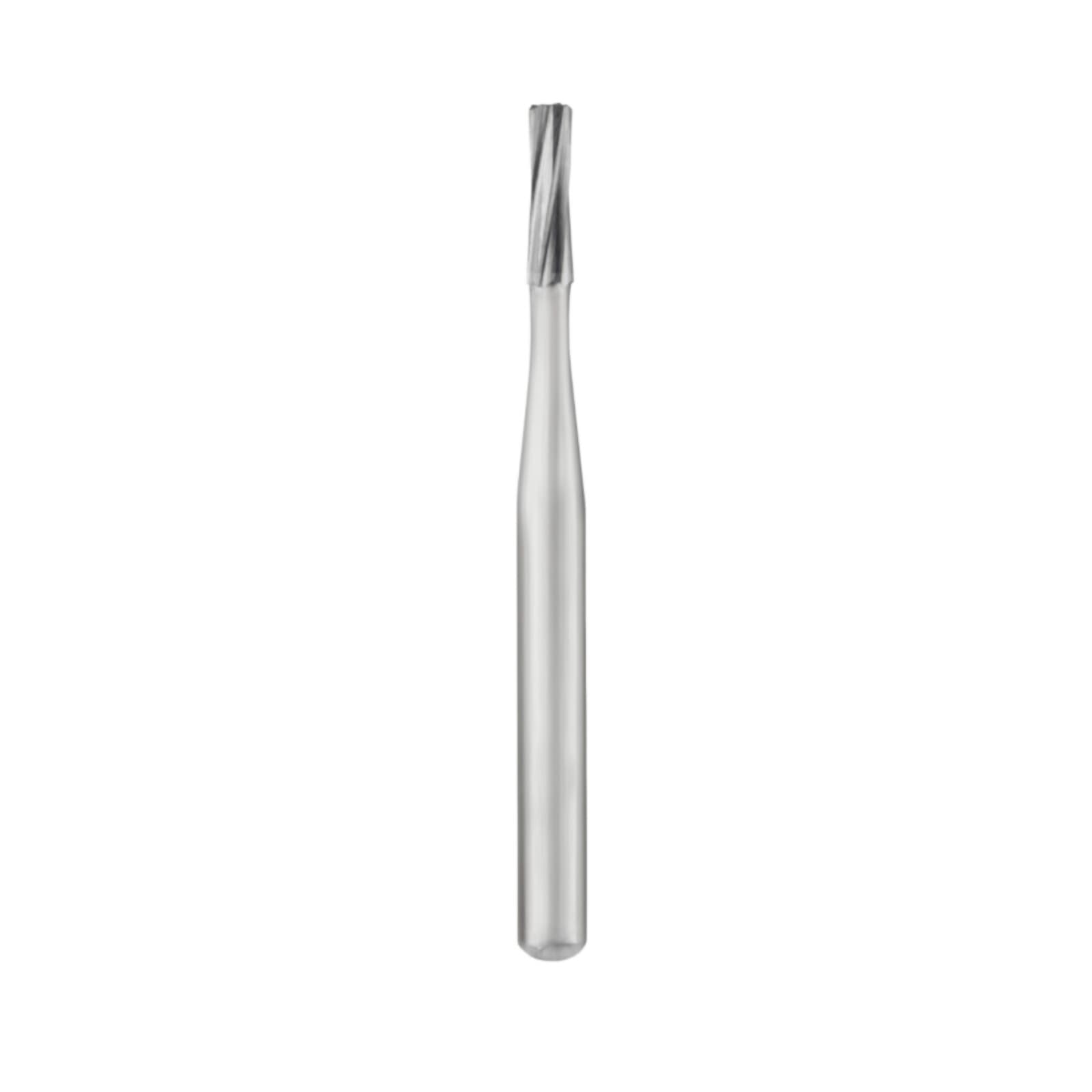 SS White Sterile Carbide Bur, FG, Straight Fissure Flat End Plain, #57, 25/Roll thumbnail 2