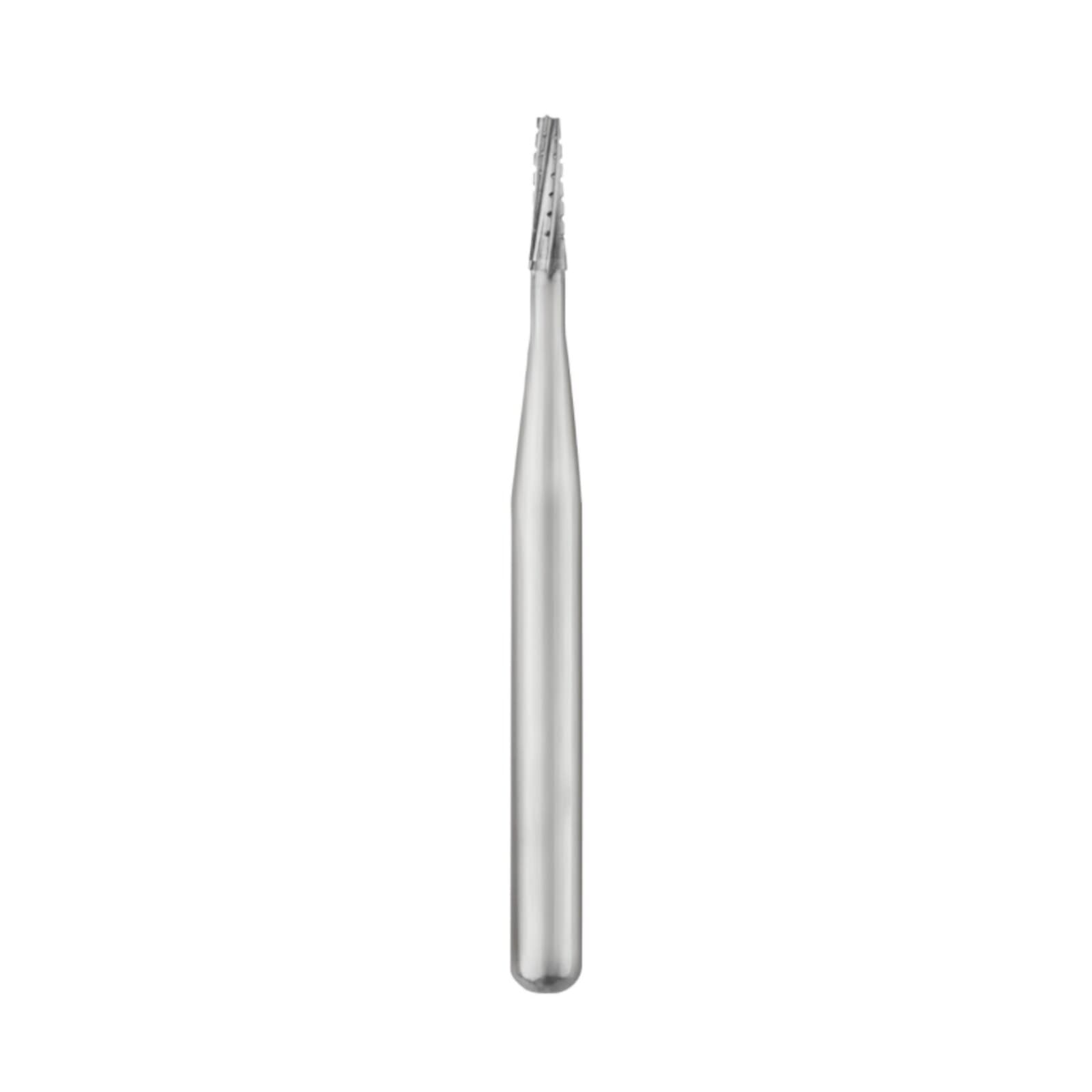 SS White Sterile Carbide Bur #699, Friction Grip (FG), Tapered Fissure Flat End Plain, 25/Roll thumbnail 2