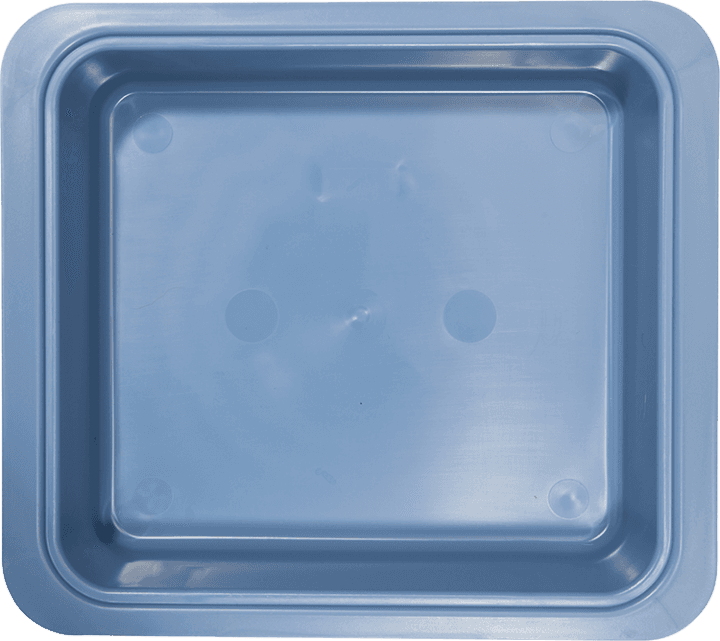 Zirc Procedure Tub Only, Blue, 12-1/4" x 10-7/8" x 2-3/4", 20Z463B thumbnail 3
