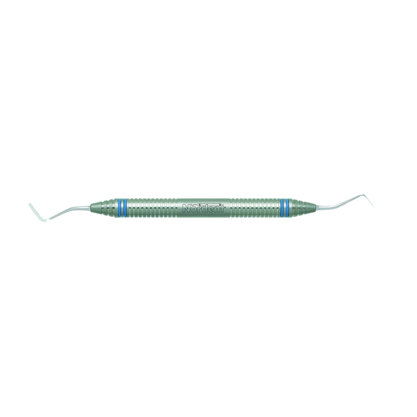 Nordent Gingival Cord Packer #N122, Double End, Plain (Non-Serrated) Tips, Opposing Angles, Medium Round Handle, RGPNP122 thumbnail 2
