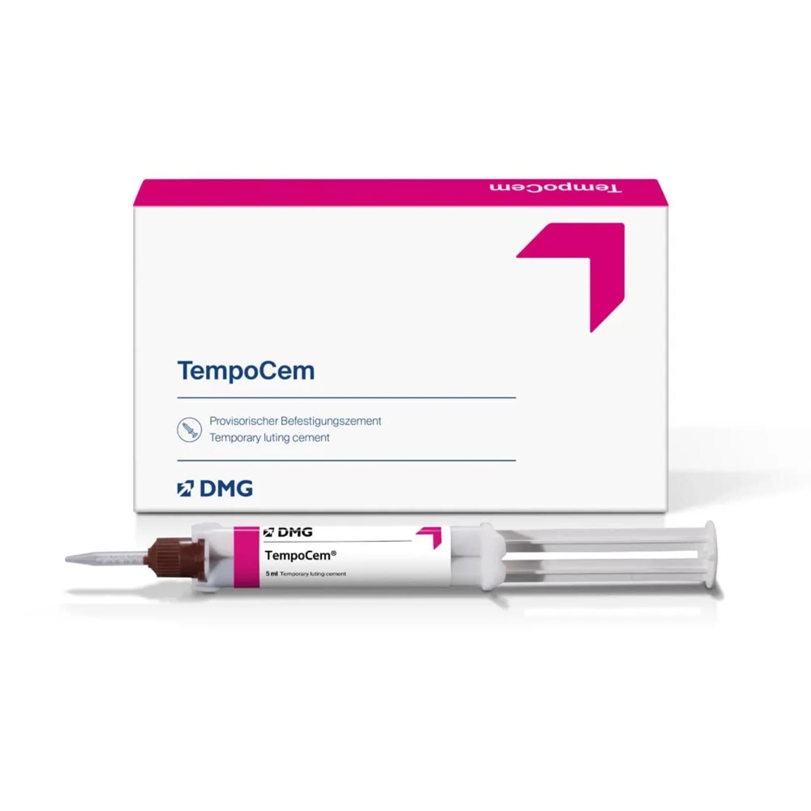TempoCem Smartmix Temporary Cement, ZOE Formula, Standard Package, 2 x 11 g Syringes & 10 Smartmix Tips, 212129 thumbnail 4