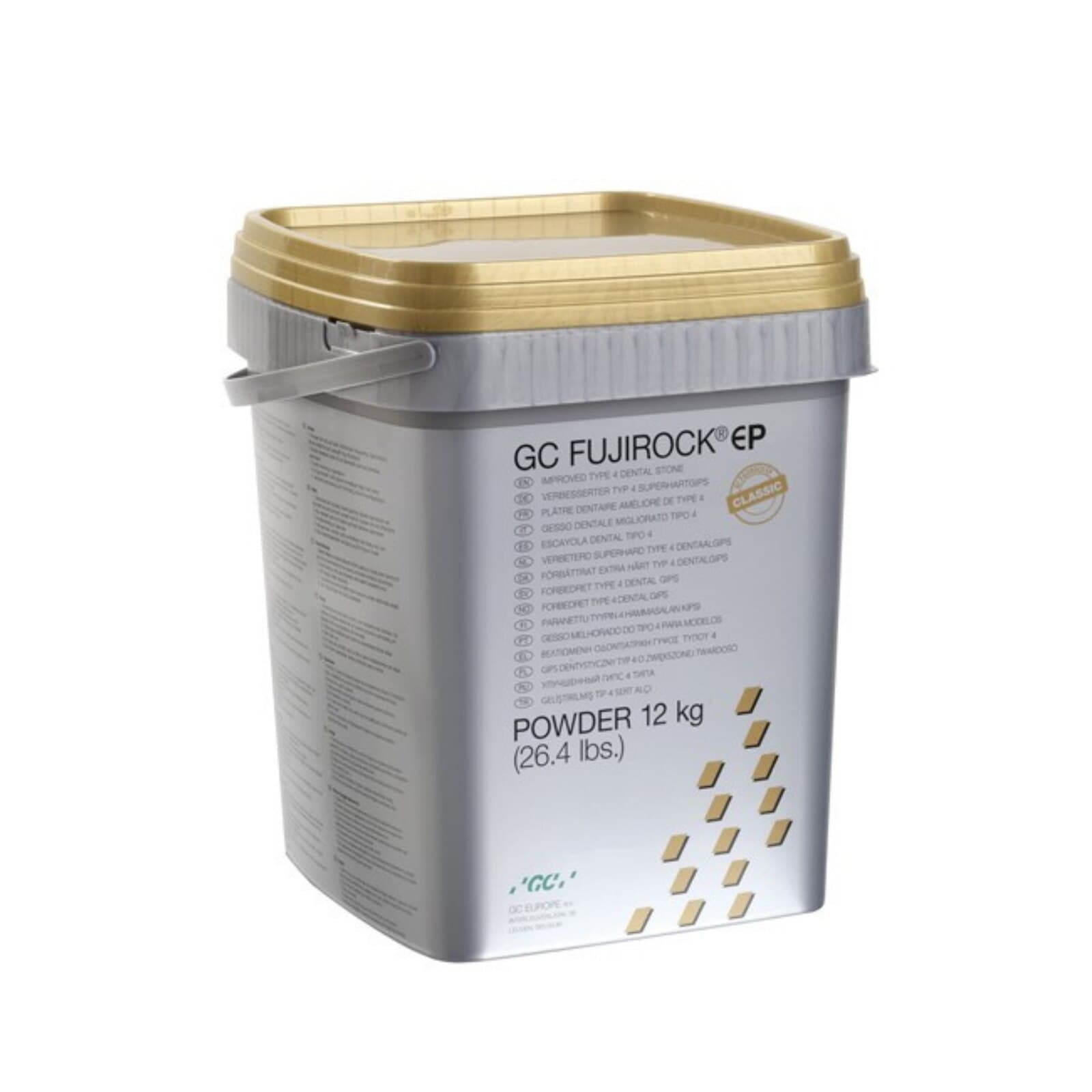 GC Fujirock EP Type IV Dental Die Stone, Golden Brown, 5 kg, 890222 thumbnail 3