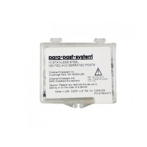 ParaPost Stainless Steel Endodontic Posts, Size 6 (.060"/1.50mm), Black, 25/Pk, P446B thumbnail 2