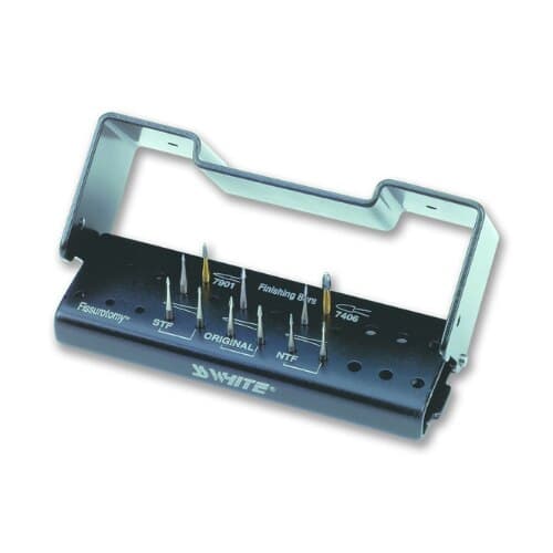 SS White Fissurotomy Diagnostic & Finishing Bur Kit, 18007, 3 Original + 3 Micro NTF + 3 Micro STF Burs, 2 Finishing Burs, Autoclavable Bur Block thumbnail 2