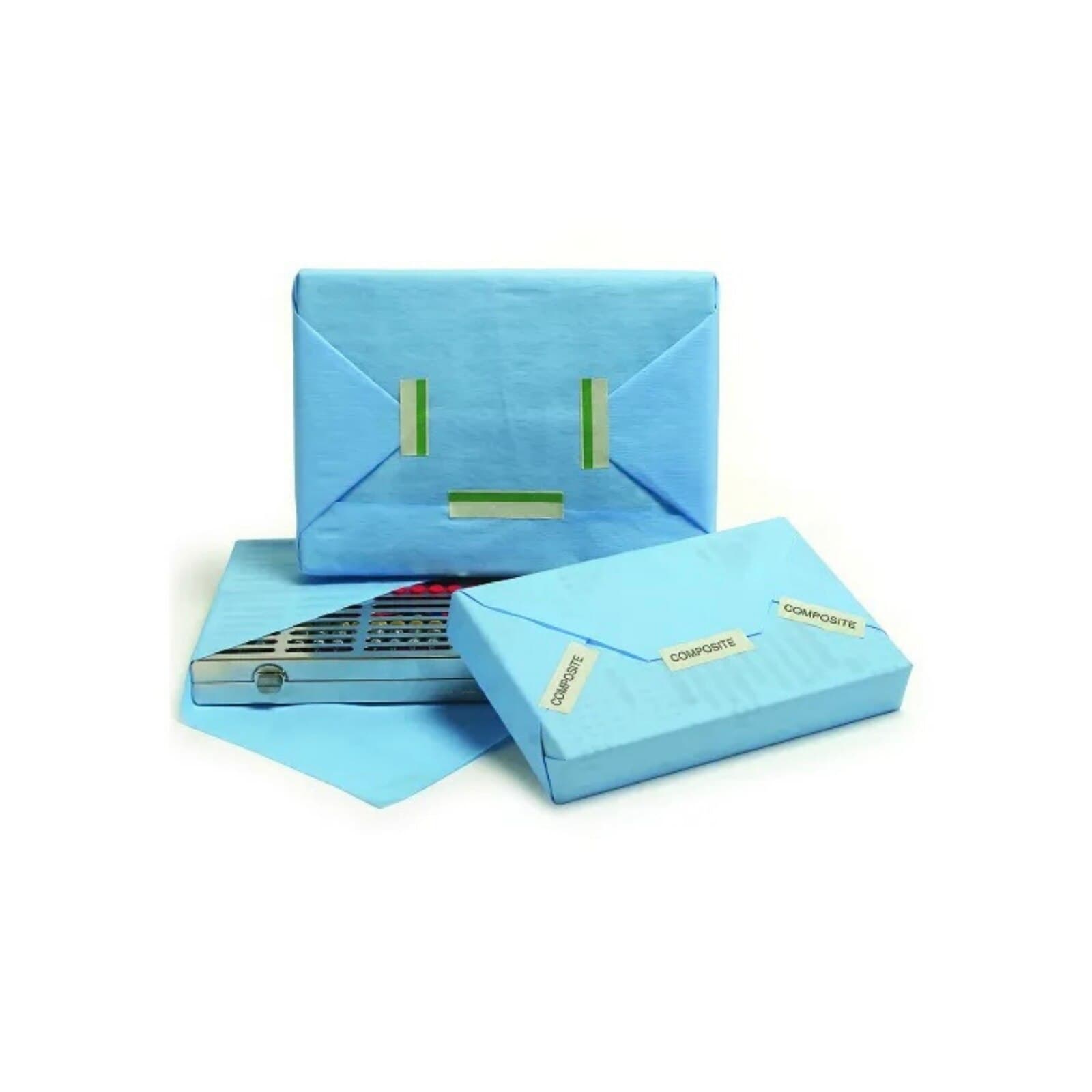 Hu-Friedy IMS Universal Sterilization Wraps, 12" x 12", Blue, 1000/Pk, IMS-1217 thumbnail 3