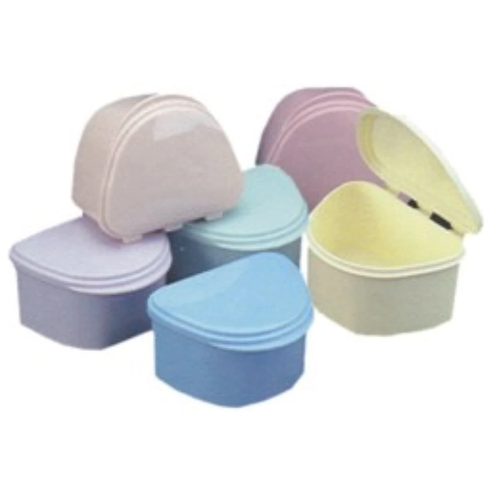 Plasdent Denture Boxes, Assorted Pastel Colors, 12/Box, 200BTH-PSA thumbnail 2
