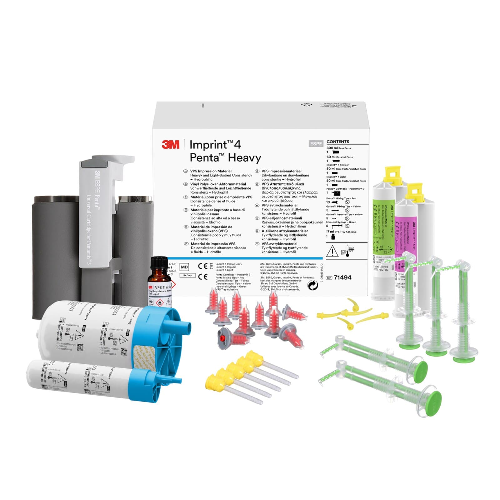 3M Imprint 4 Penta Heavy Body VPS Impression Material Intro Kit, 71494 thumbnail 2