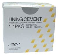 GC Fuji Lining Cement, Self-Cure Glass Ionomer, 1:1 Package, 15 g Powder / 15 g Liquid, 000109 thumbnail 3