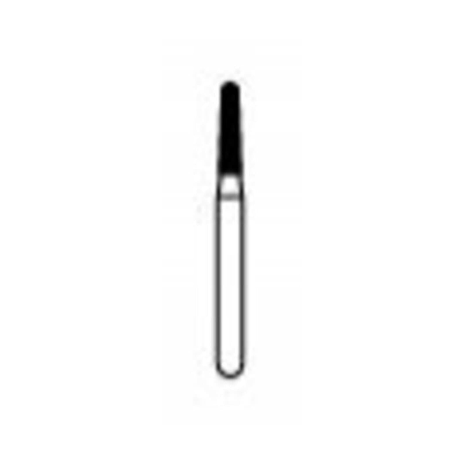 NTI Diamond Bur, FG, Round End Taper, #855-014, Coarse, Green, 1.4 mm, 5/Pk, C855-014 thumbnail 3
