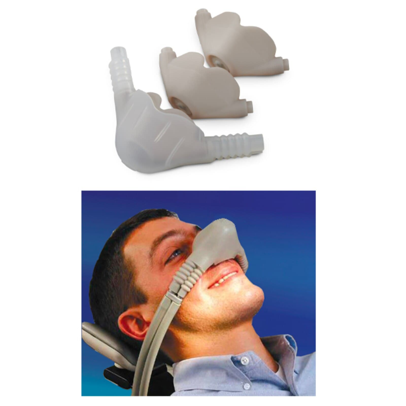 Porter Scavenger Adult Nasal Hood Inner Liners, Silicone, Autoclavable, Non-Latex, Adult, 3/Pk, 5054-1 thumbnail 9