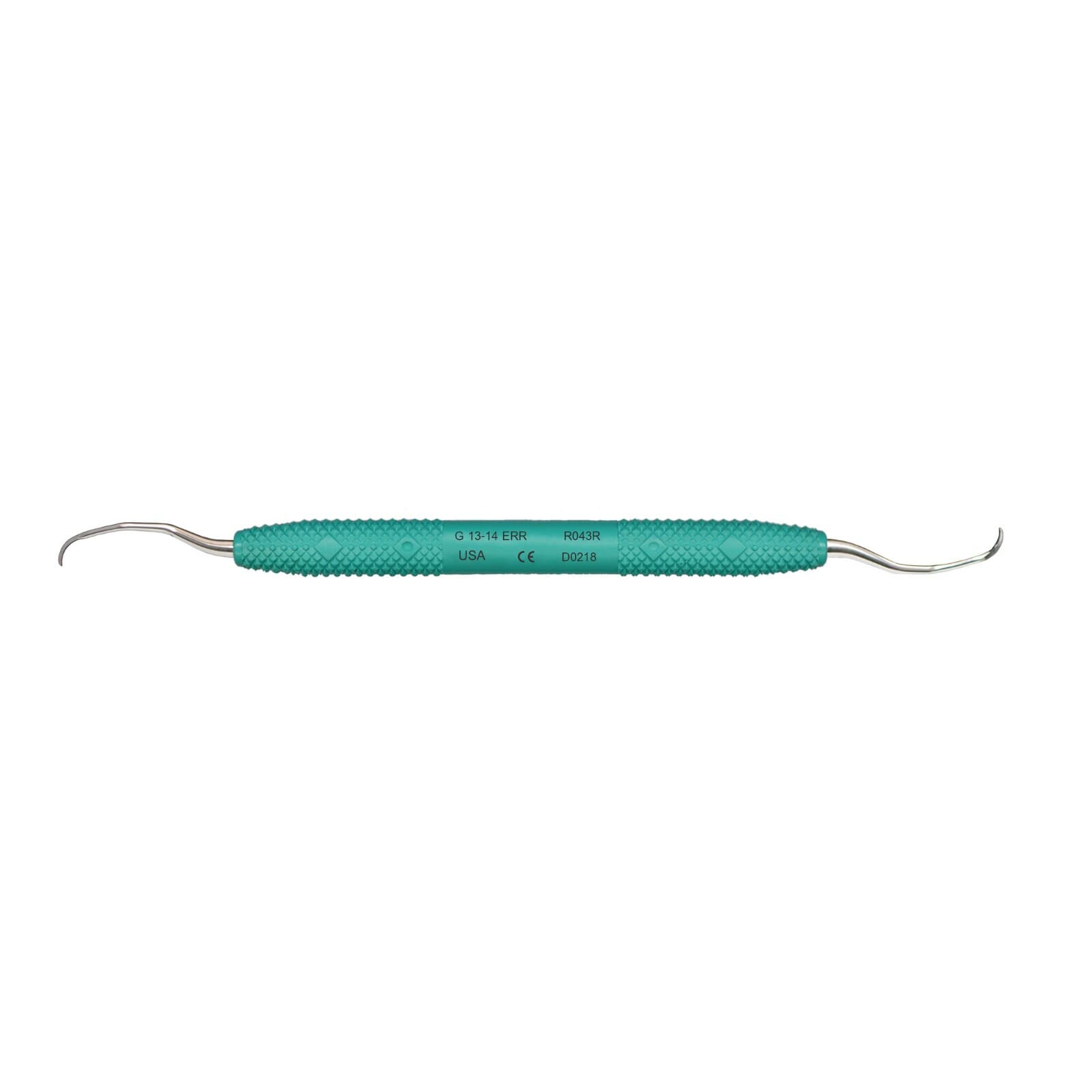 PDT Amazing Gracey 13-14 Extended Reach Rigid Curette, Caribbean Green Handle, R043R thumbnail 2