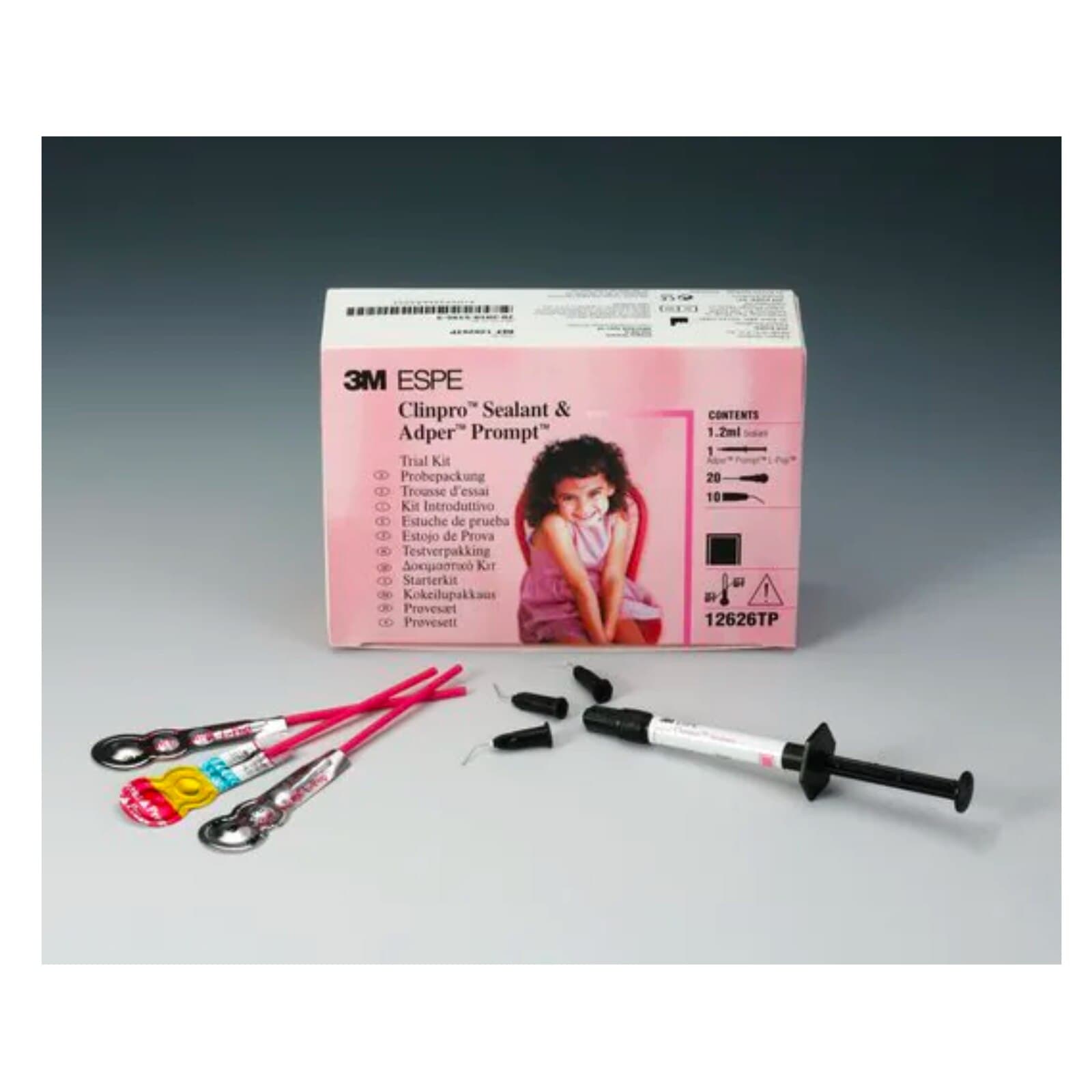 3M (Solventum) Clinpro Sealant & Adper Prompt L-Pop Self-Etch Adhesive Trial Kit, 1.2 mL Syringe, 12626TP thumbnail 3