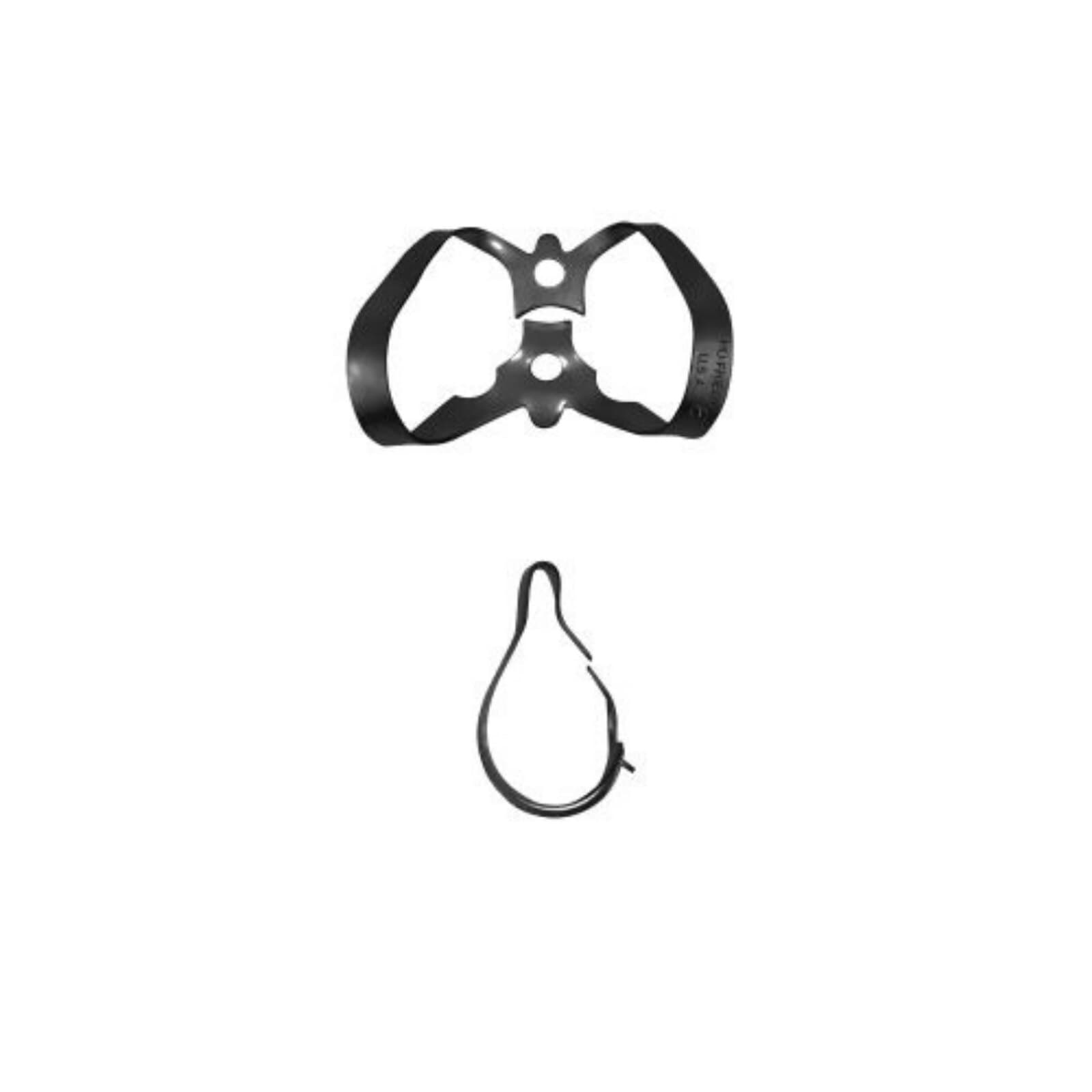 Hu-Friedy Black Line Rubber Dam Clamp #6, Winged, Labial, Anterior Teeth, RDCM6X thumbnail 2