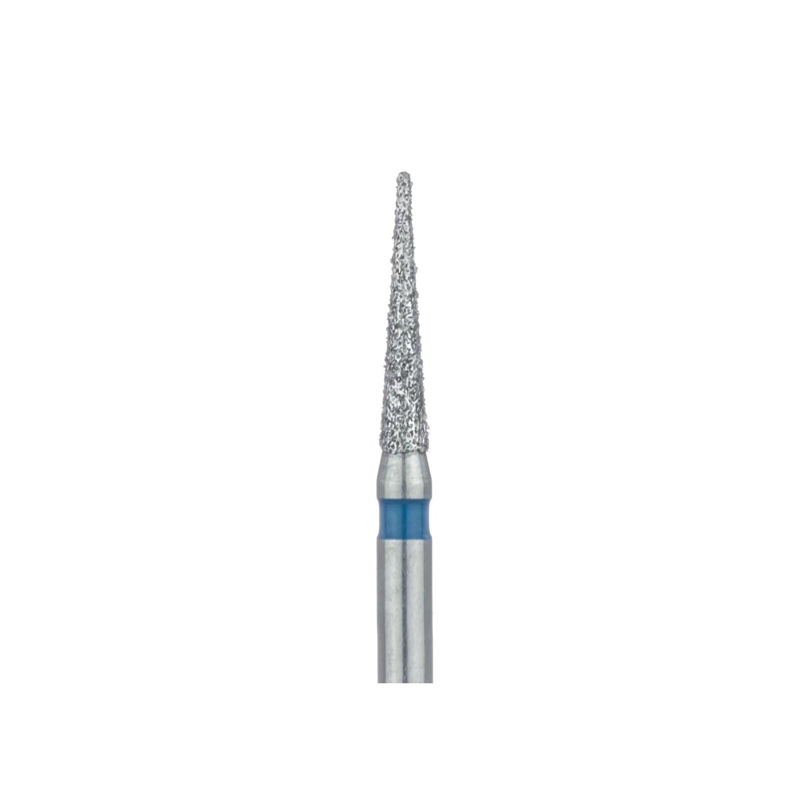 Meisinger 898-037-HP Multi-Use Diamond Bur, Needle/Tapered Shape, Medium Grit (Blue), 3.7 mm Head, 7 mm Working Length, HP Shank, 2/Pack thumbnail 3
