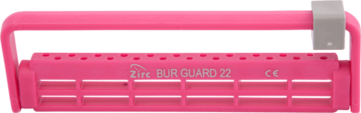 Steri-Bur Guard 22-Hole Bur Block, Neon Pink, Fits FG/RA/HP Burs, Autoclavable, 50Z410-S thumbnail 3