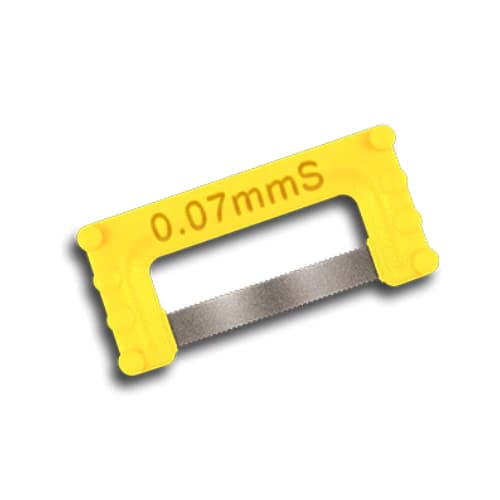 ContacEZ IPR Strip System Yellow Starter, Single-Sided Extra-Fine Serrated, 0.07mm, 8/Pack, 32108 thumbnail 2