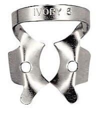 Ivory Stainless Steel Rubber Dam Clamp, Winged, #5, Large Upper Molar, 50057326 thumbnail 3