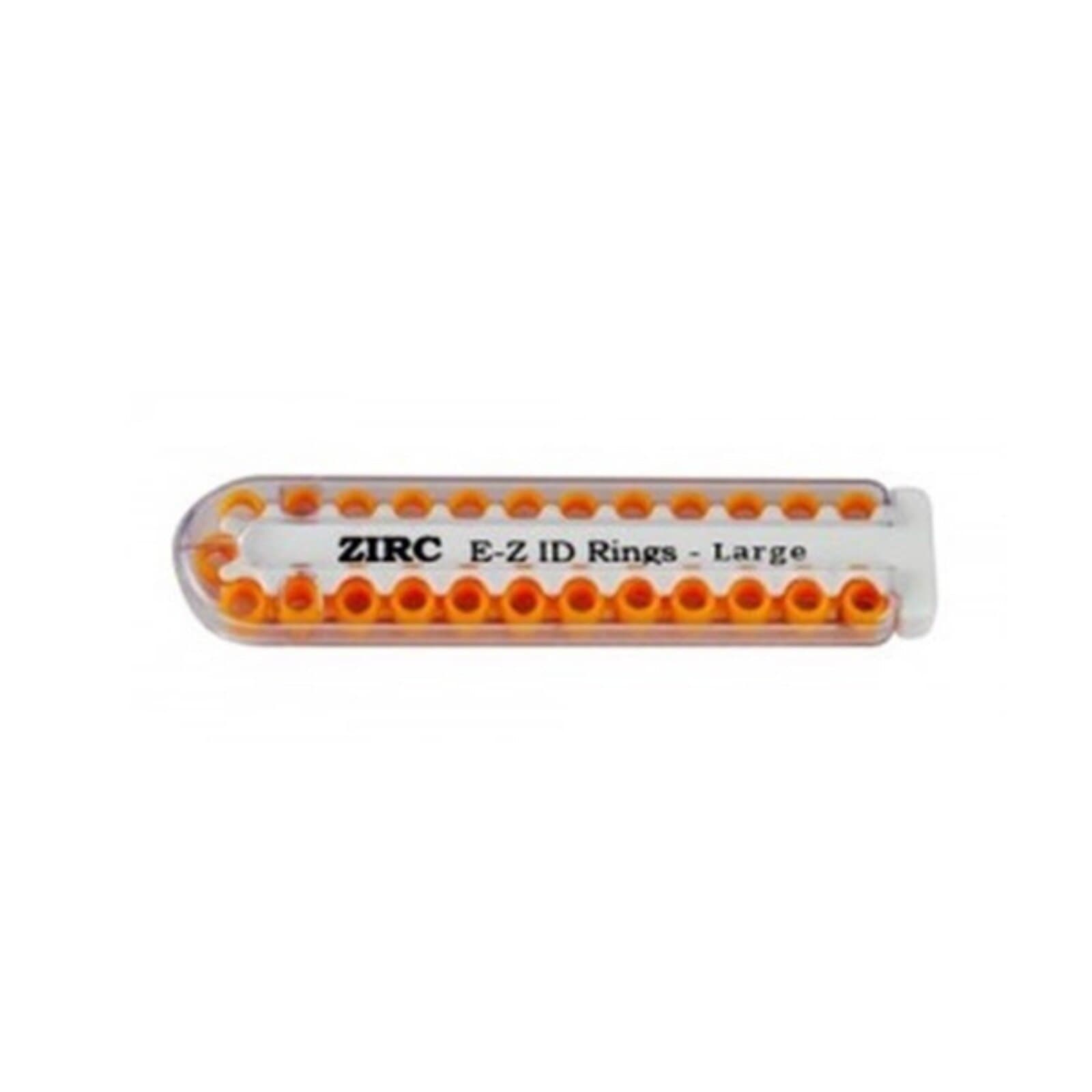 Zirc E-Z ID Instrument Rings, Large, Neon Orange, 25/Pk, 70Z200Q thumbnail 2