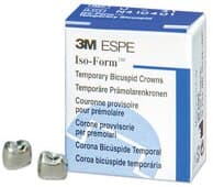 3M Iso-Form Temporary Tin-Silver Molar Crowns, Upper Right Second Molar, Size U74, 5/Box, U74 thumbnail 2