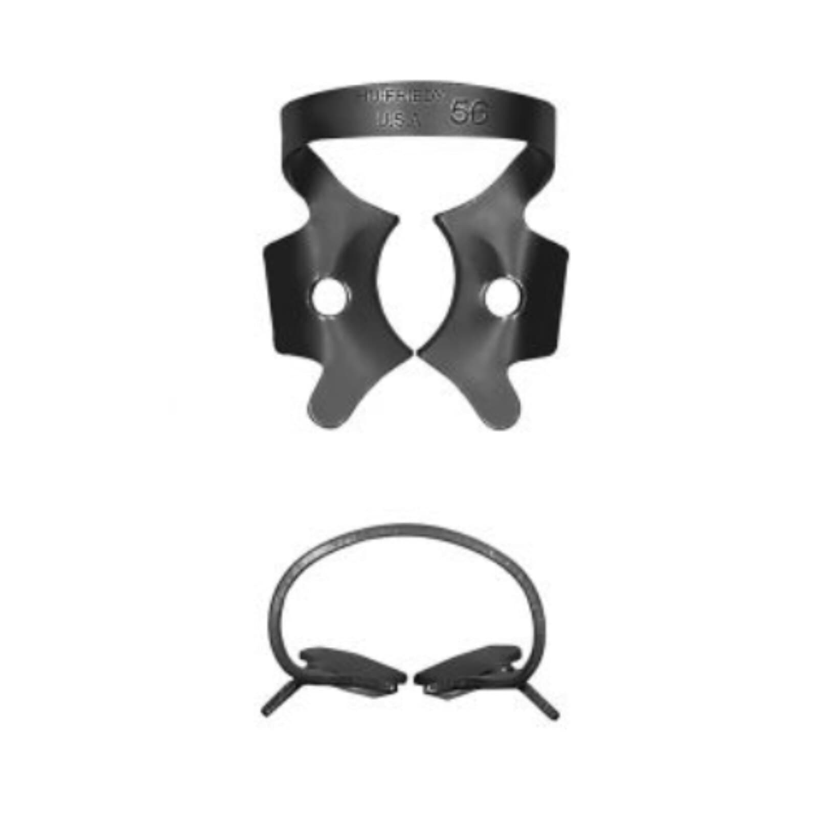 Hu-Friedy Black Line Rubber Dam Clamp #56, Winged Molar, RDCM56X thumbnail 2