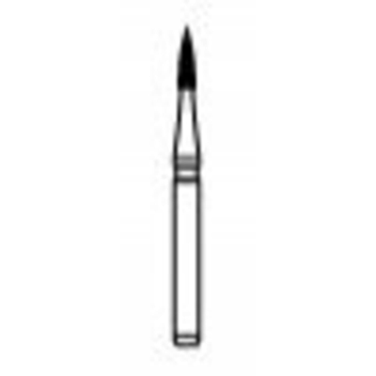 NTI 12-Fluted Trimming & Finishing Carbide Bur, FG, Mini Flame, #7901, 0.9 mm, Fine, Red, 5/Pk, H246-009 thumbnail 7