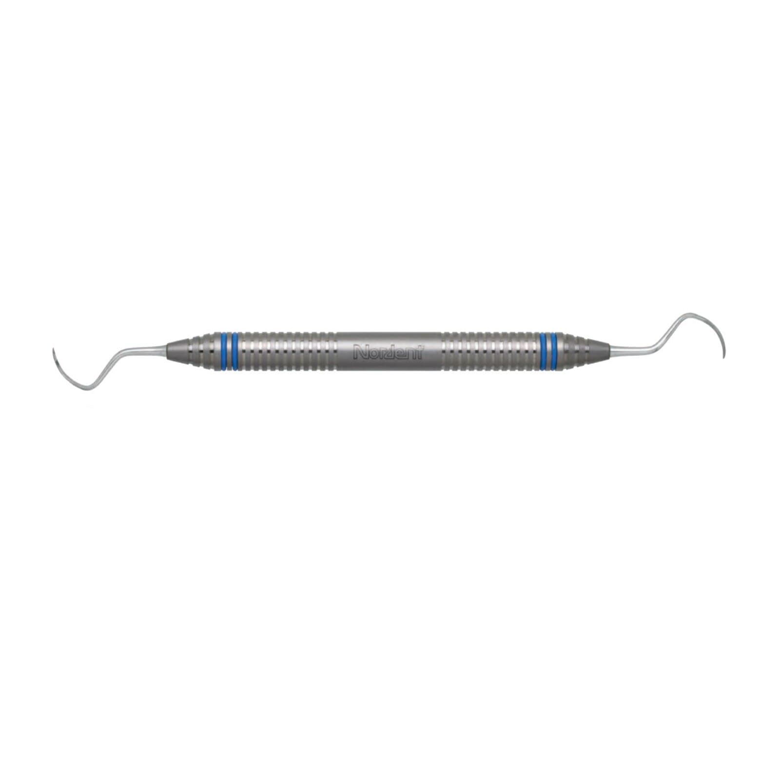 Nordent #M-23 Double-Ended Posterior Sickle Doeppler Scaler, DuraLite Round Handle, Stainless Steel thumbnail 2