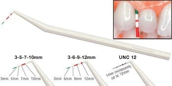 PerioWise Periodontal Probes, 3-6-9-12 mm, Single End, Color-Coded, 3/Pk, 9006108 thumbnail 7