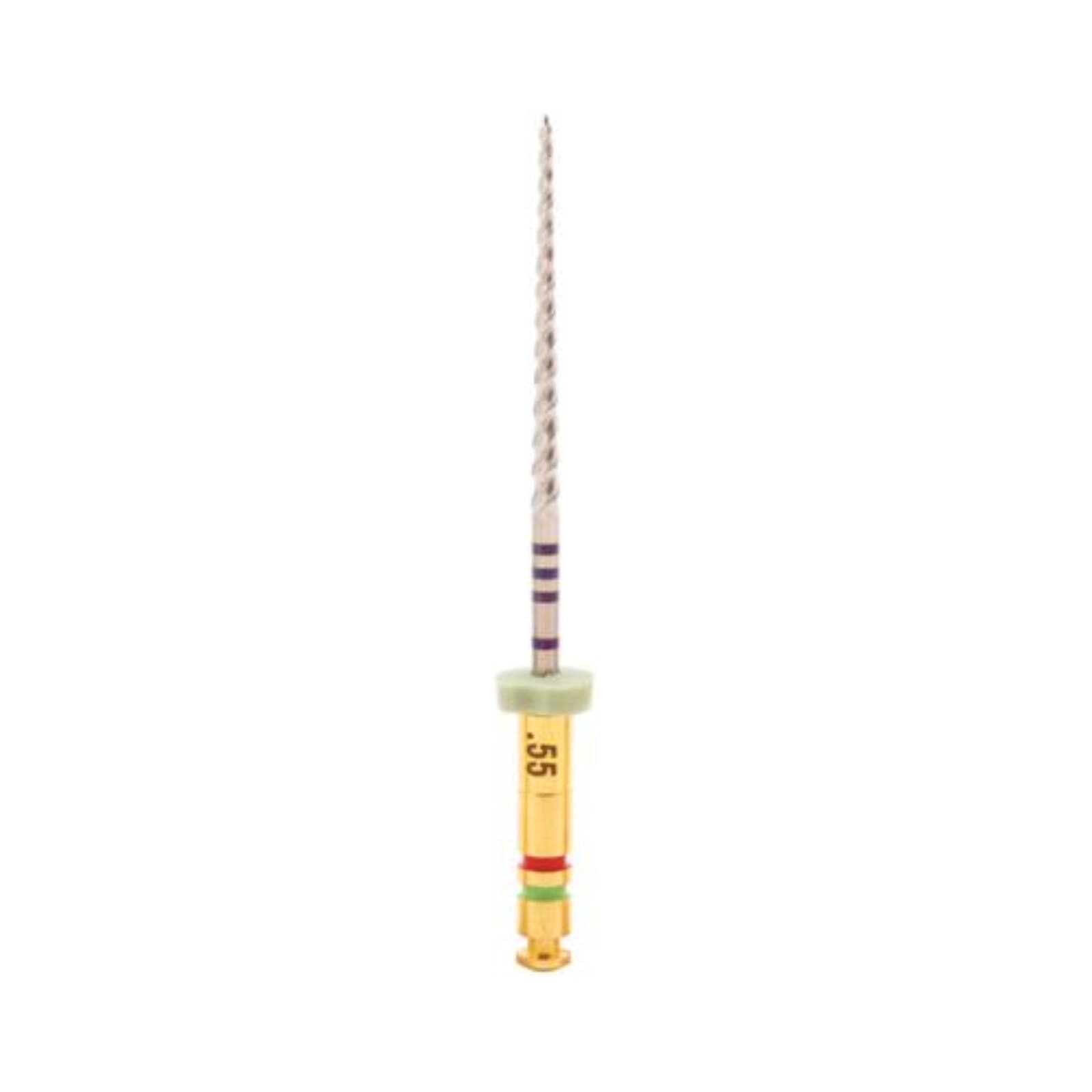 K3 Nickel-Titanium Rotary Endodontic Files, 25 mm, 0.04 Taper, Size #55, Red, 6/Pk, 825-4555 thumbnail 4