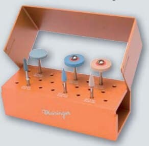 Meisinger LUSTER for Zirconia Extraoral Adjusting and Polishing Kit, 6 Pieces with Bur Block, LUS85 thumbnail 7