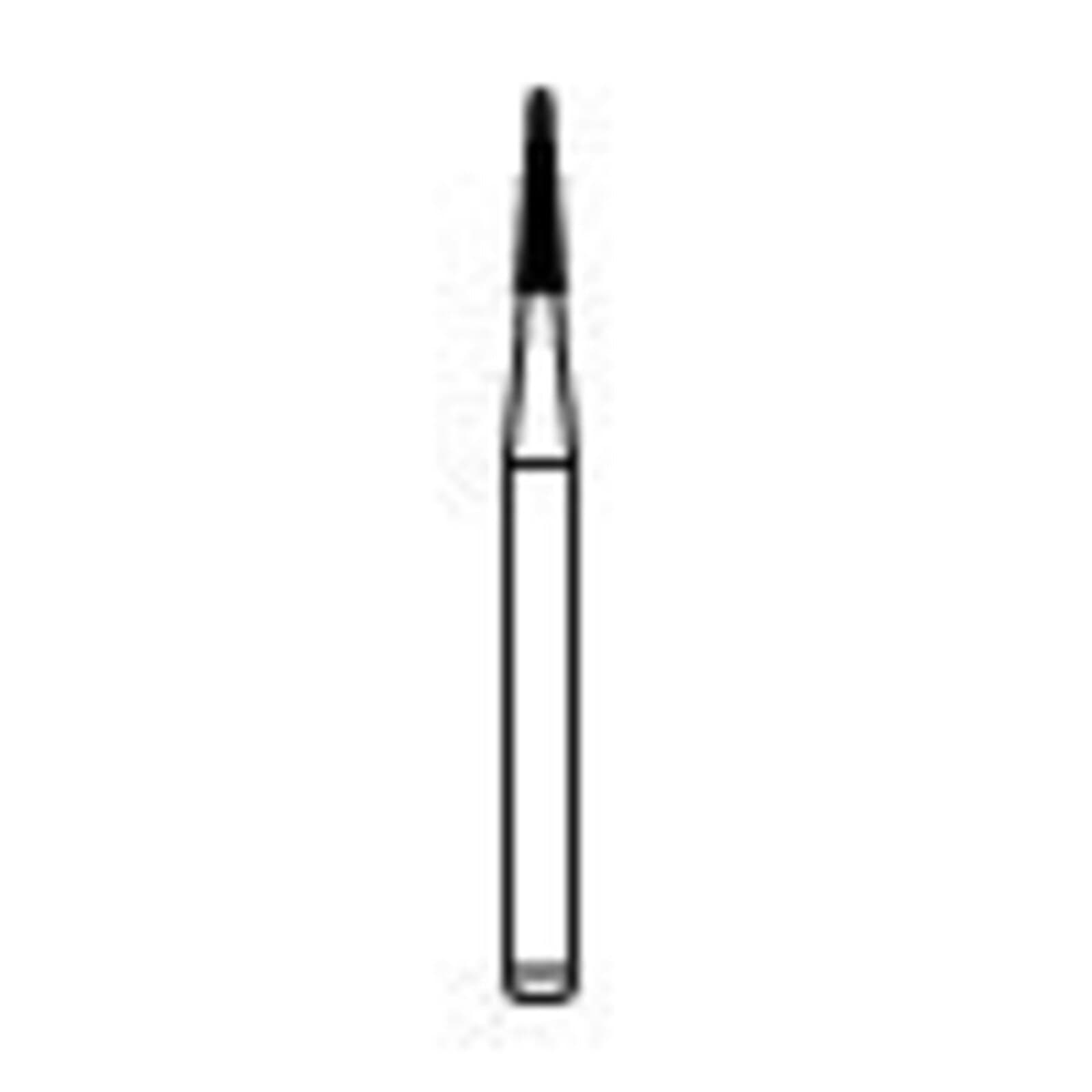 NTI TDF Series Diamond Bur, FG, TDF4, #F133-010, Fine, Red, 1.0 mm Head, 4.0 mm Length, 5/Pk thumbnail 7