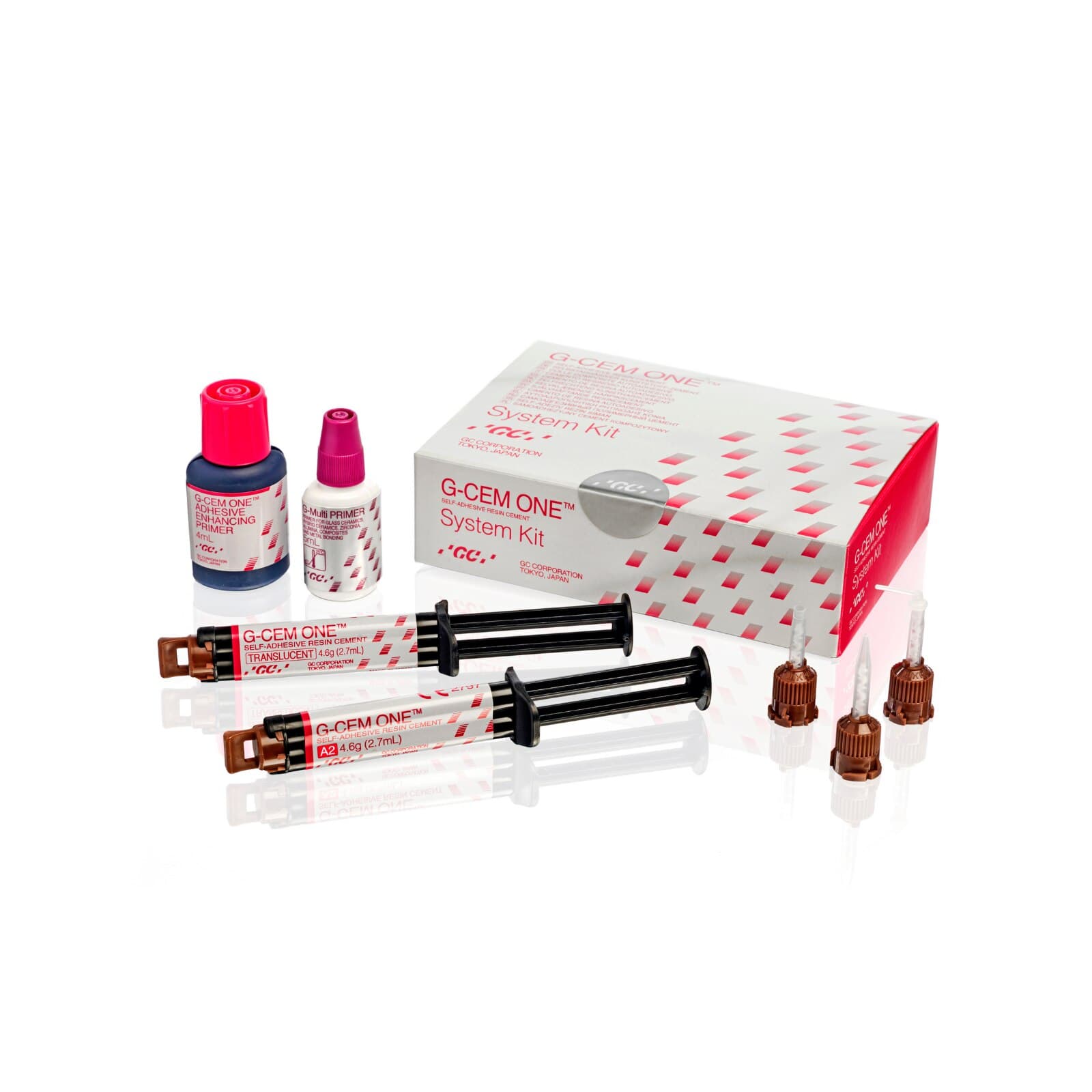 G-CEM One Universal Self-Adhesive Resin Cement System Kit, A2 & Translucent, 2 x 4.6 g Syringes, 013672 thumbnail 15