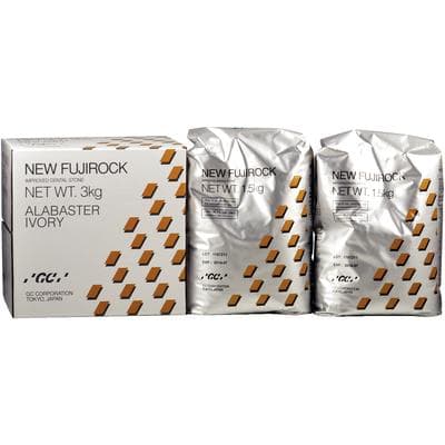 New Fujirock Type IV Die Stone, Alabaster Ivory, Regular Set, 3 kg, GC America, 315005 thumbnail 3