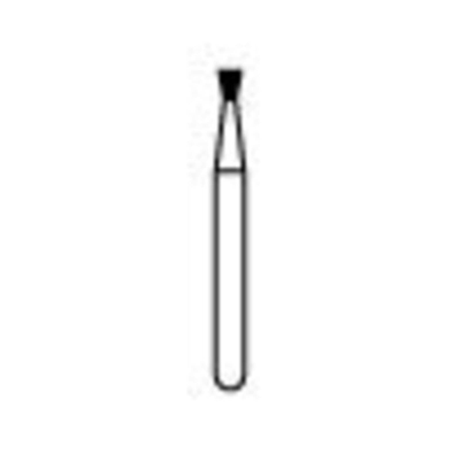 NTI Diamond Bur, FG, Coarse, Inverted Cone, #805-012, 1.2 mm, 5/Pkg, C805-012 thumbnail 2