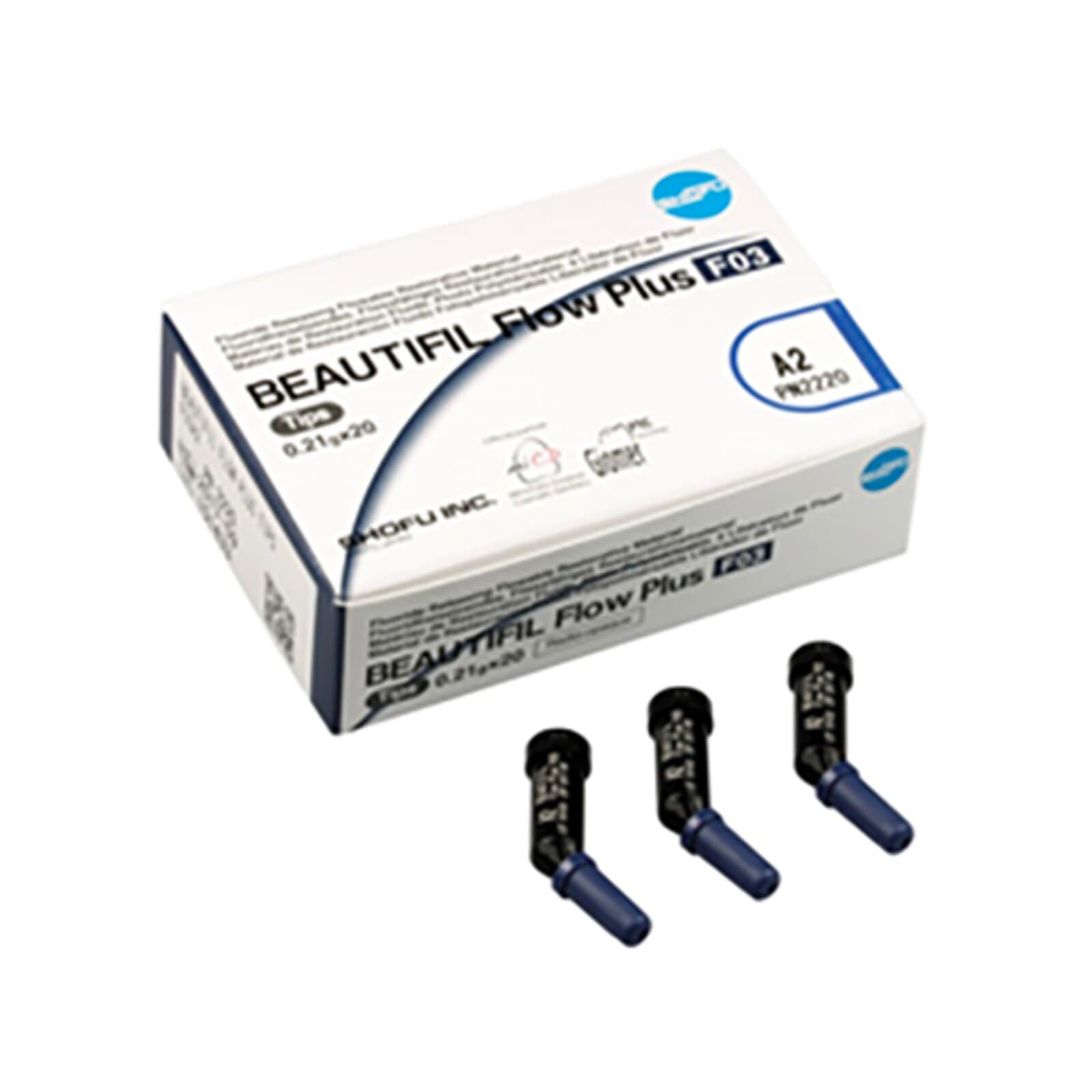 Beautifil Flow Plus Hybrid Composite, Light-Cure, Tips Refill, F03 Low Flow, 0.21 g, A0.5, 20/Pk, 2218 thumbnail 2