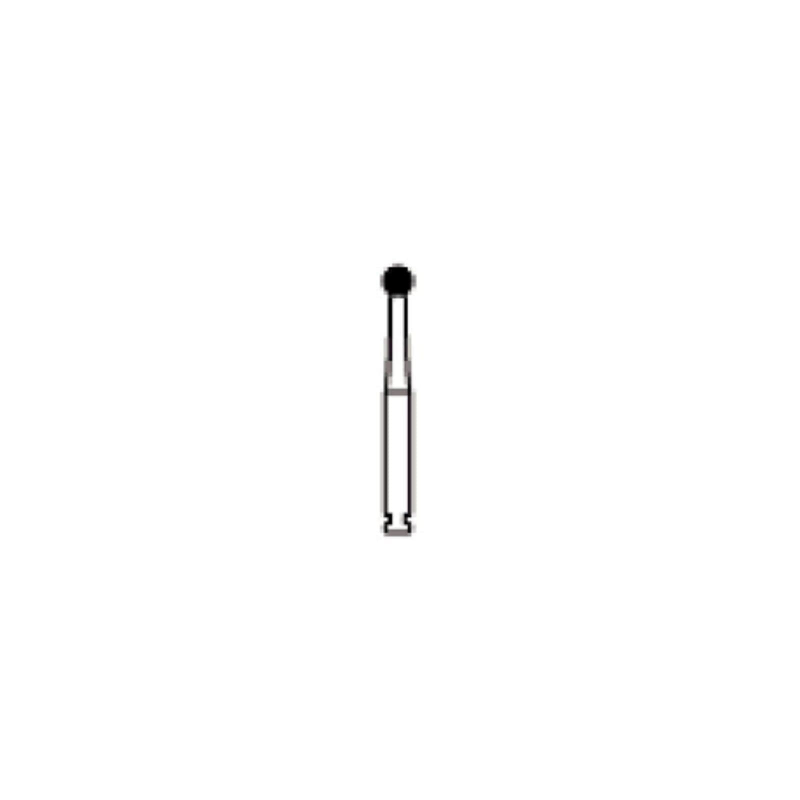 NTI Surgical Carbide Bur, Round #6, 1.8 mm, Right-Angle Latch, Surgical Length, 5/Pkg, H6-RASG thumbnail 3