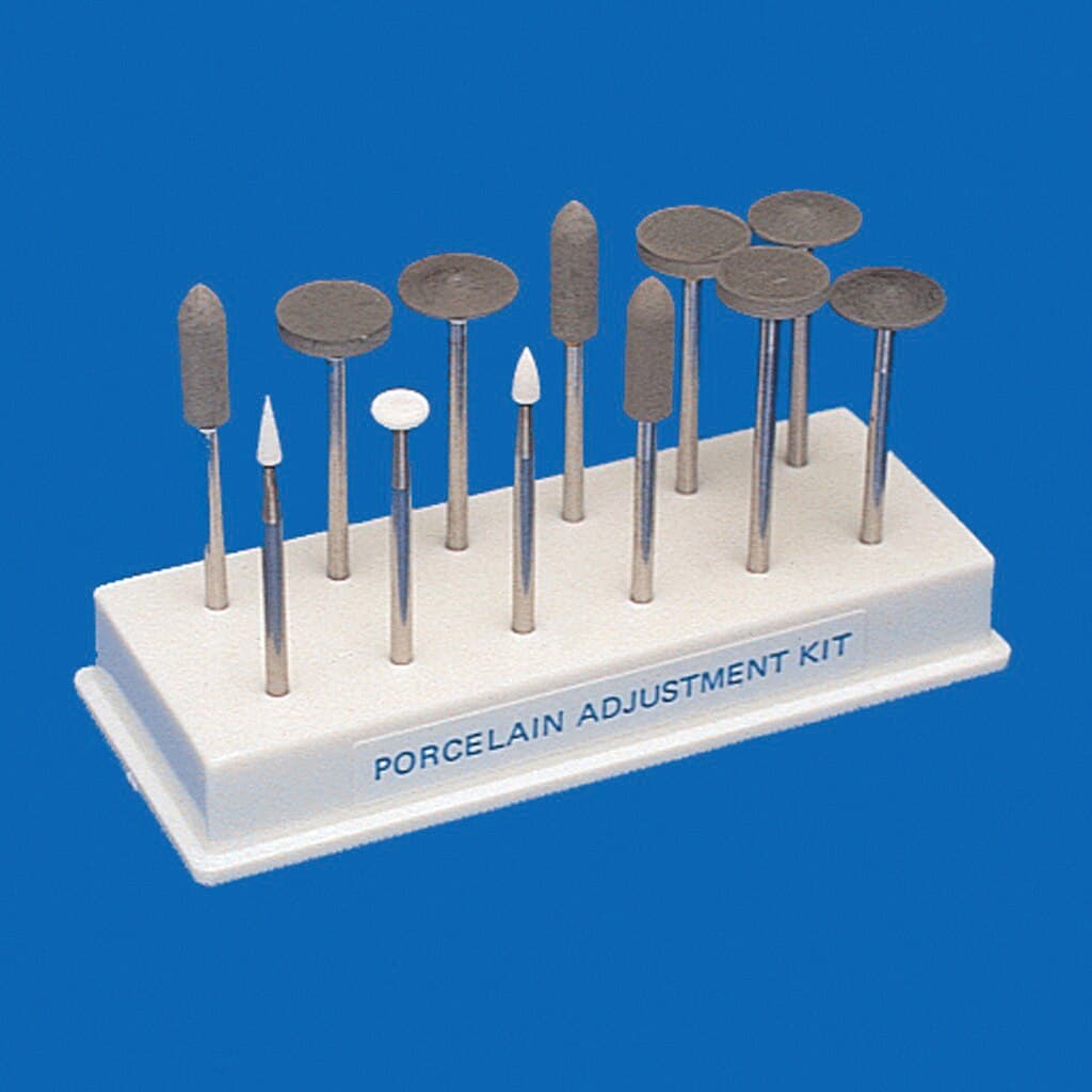 Shofu Porcelain Adjustment Classic Plastic Kit, HP Shank, Assorted, 3 Dura-White Stones & 9 CeraMisté Points, 1/Pk, 0301 thumbnail 9
